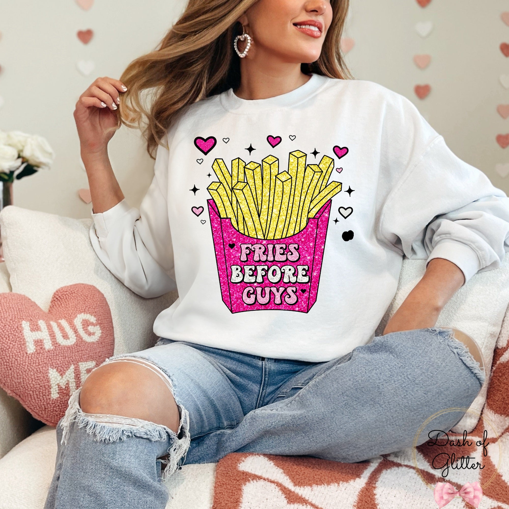 Fries on sale friends sweatshirt