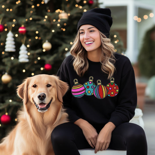 Christmas Bulbs Sweater