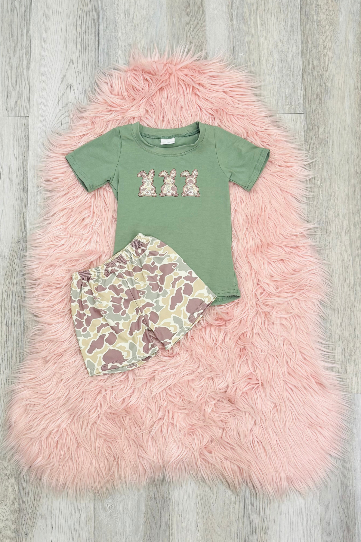 Camo Bunny Short Set