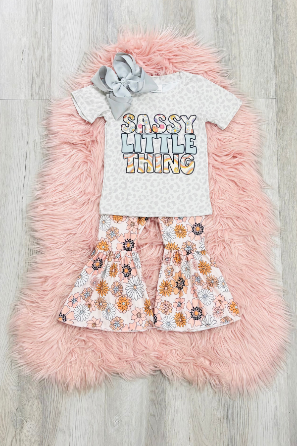 Sassy Little Thing Bell Pant Set