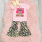 Pink Egg Hunter Bell Pant Set