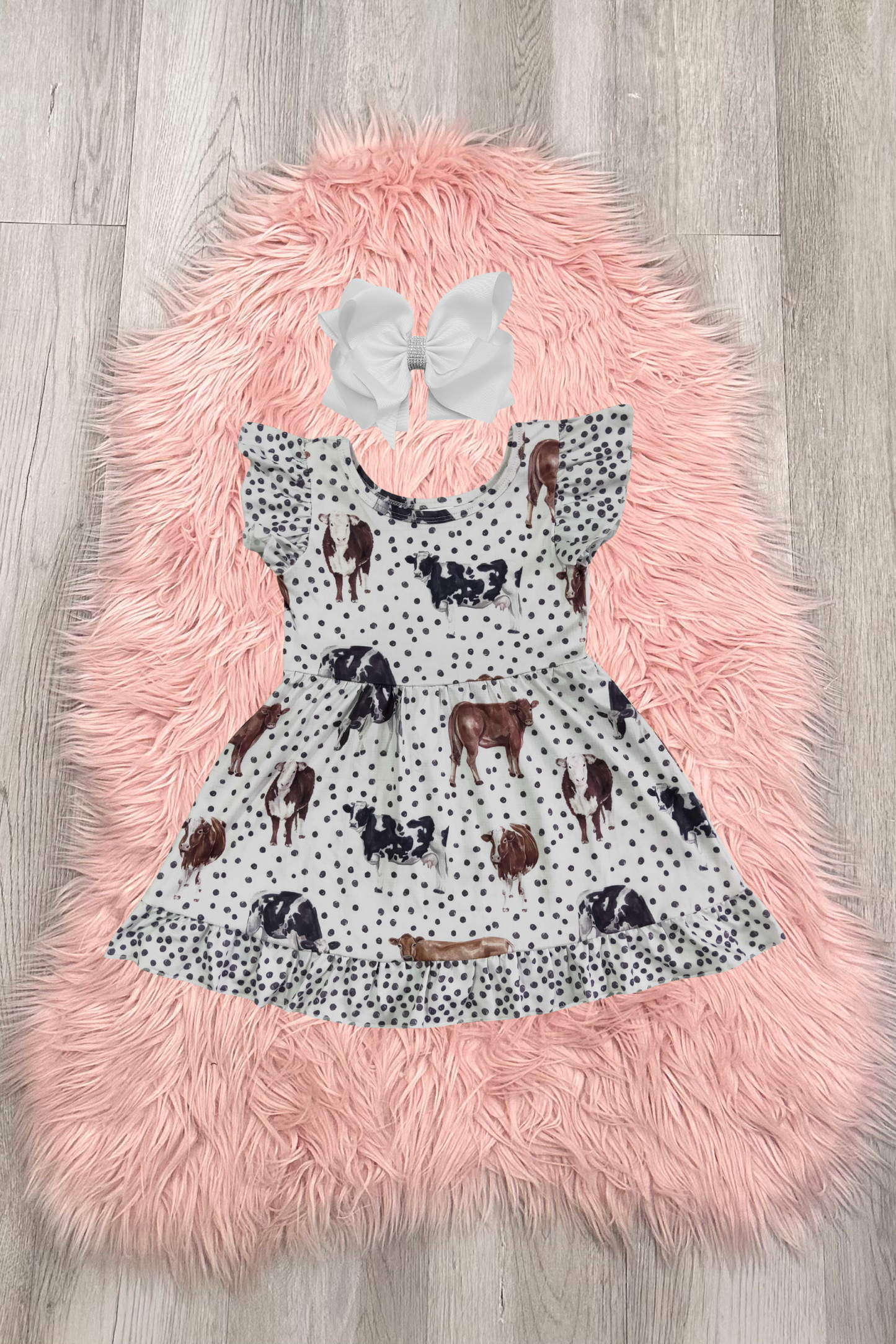 Polka Dot Cow Dress