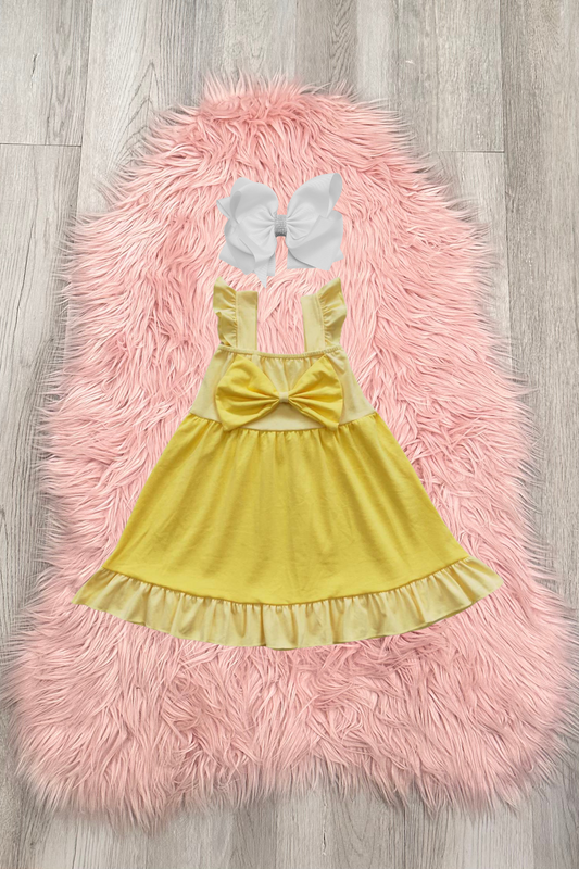 Yellow Bow Dress