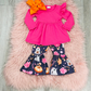 Hot Pink Halloween Pant Set