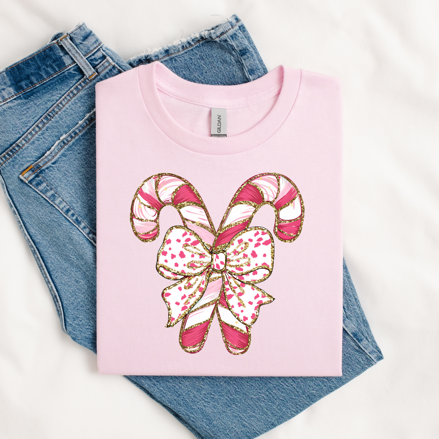 Candy Cane Coquette Shirt