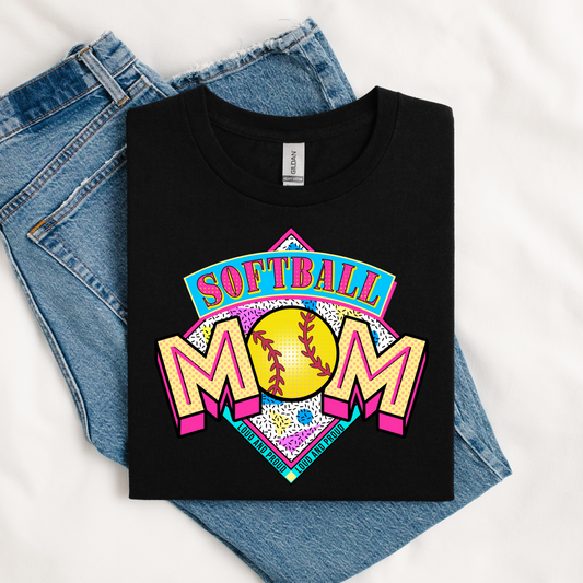 80's Softball Mom