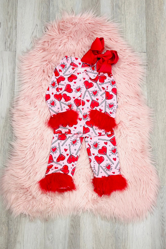 Fancy Valentine Pajamas