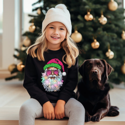 Toddler & Youth- Santa Lights Sweater