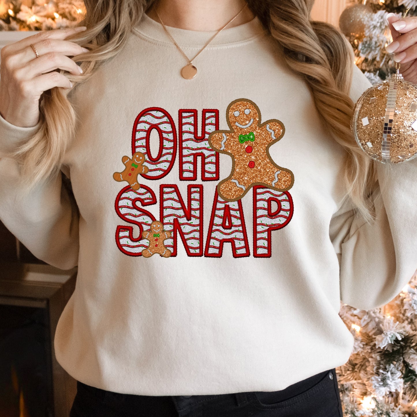 OH SNAP SWEATER