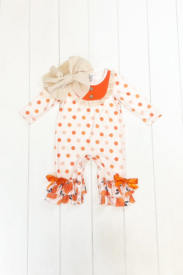 Polka Dot Pumpkin Romper – bannerheatingcom