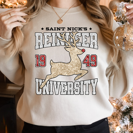 Reindeer University Sweatshirt