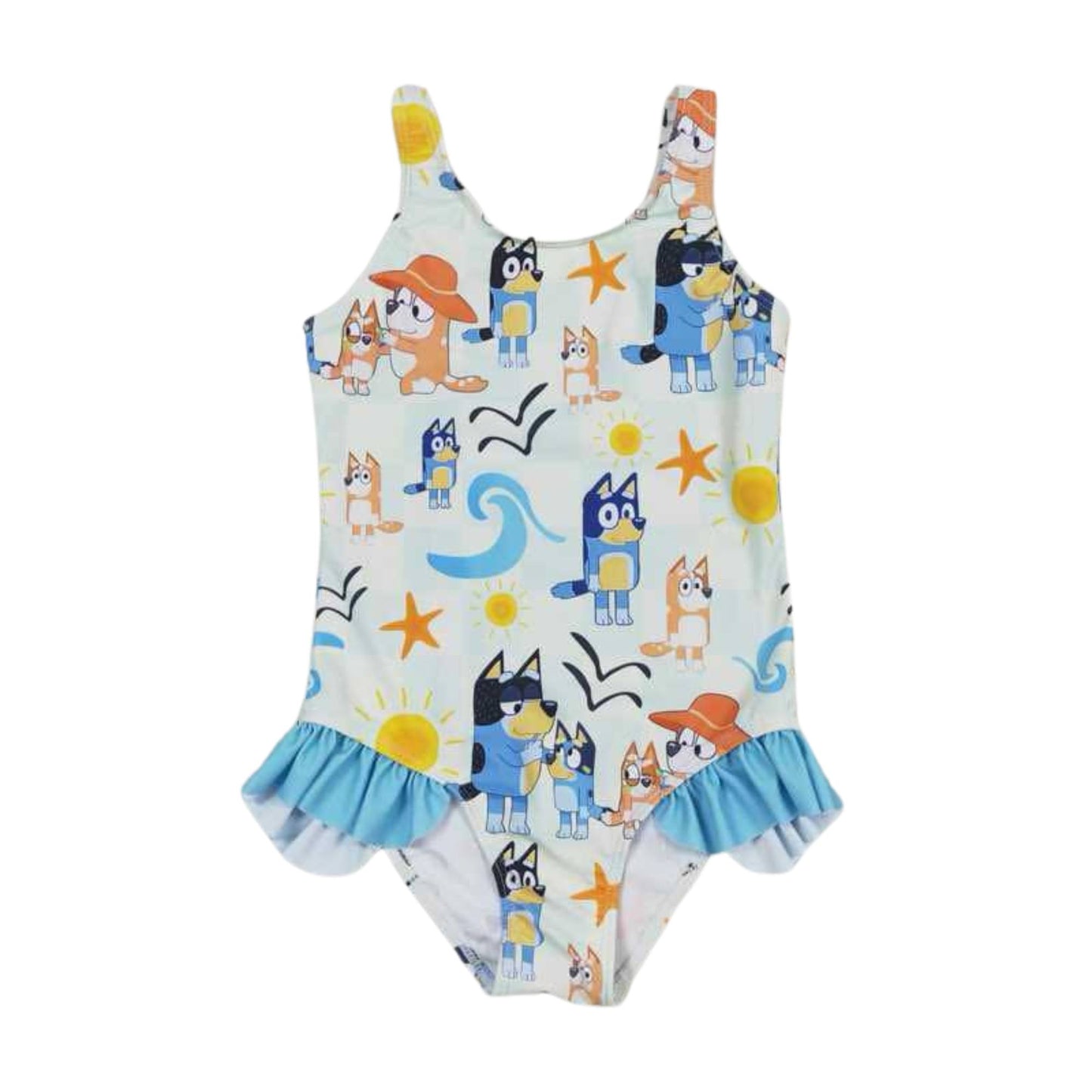 Blue Dog Swimsuit